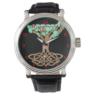 Celtic Tree Wall Clock Armbanduhr