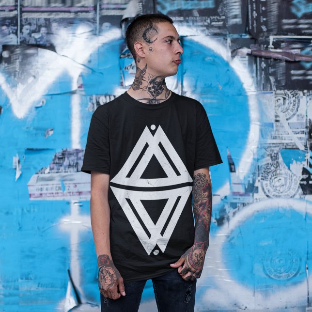 Celtic Tribal T-Shirt (Tattoo lover posing in middle of the streets)