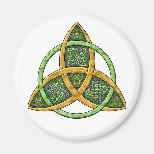 Celtic Trinity Knot Magnet (Vorne)