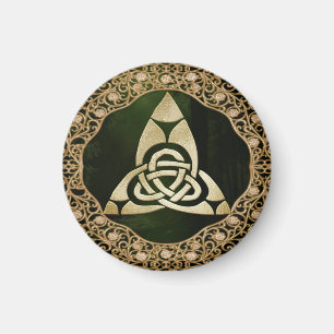 Celtic Trinity Knot on Forest Shadows Magnet