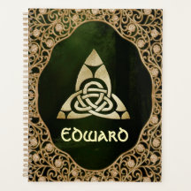 Celtic Trinity Knot on Forest Shadows