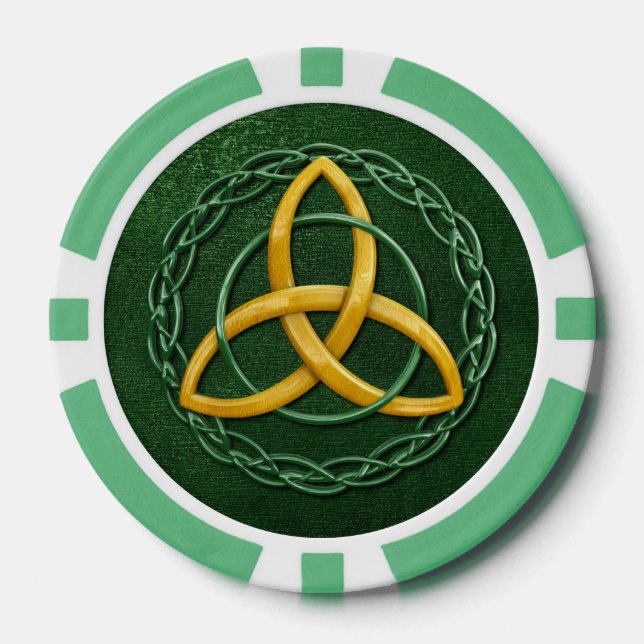 Celtic Trinity Knot Pokerchips (Vorderseite)