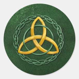 Celtic Trinity Knot Runder Aufkleber