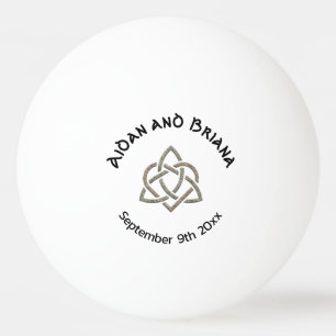 Celtic Trinity Knot Symbol Tischtennisball