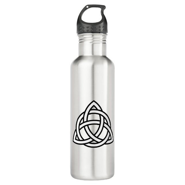 Celtic Trinity Knot Triquetra Symbol Edelstahlflasche (Vorderseite)