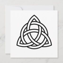 Celtic Trinity Knot Triquetra Symbol Einladung