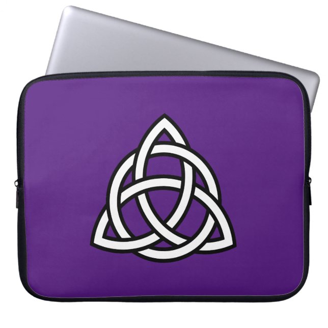 Celtic Trinity Knot Triquetra Symbol Laptopschutzhülle (Vorderseite)