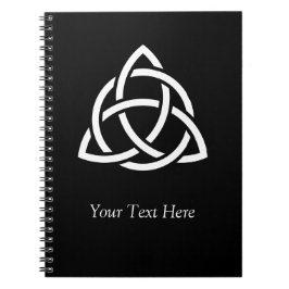 Celtic Trinity Knot Triquetra Symbol Personalisier Notizblock