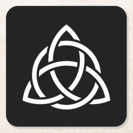 Celtic Trinity Knot Triquetra Symbol Rechteckiger Pappuntersetzer