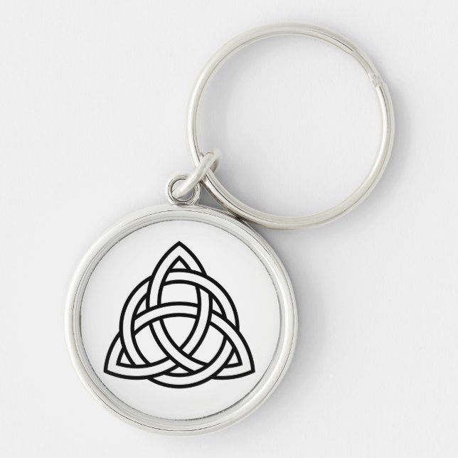 Celtic Trinity Knot Triquetra Symbol Schlüsselanhänger (Vorne)