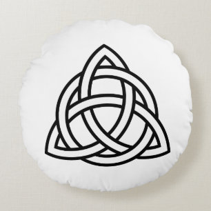 Celtic Trinity Knot Triquetra Symbol Throw Kissen