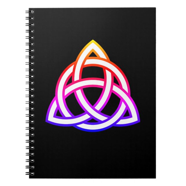 Celtic Trinity Knot Triquetra Wicca Notizblock (Vorderseite)