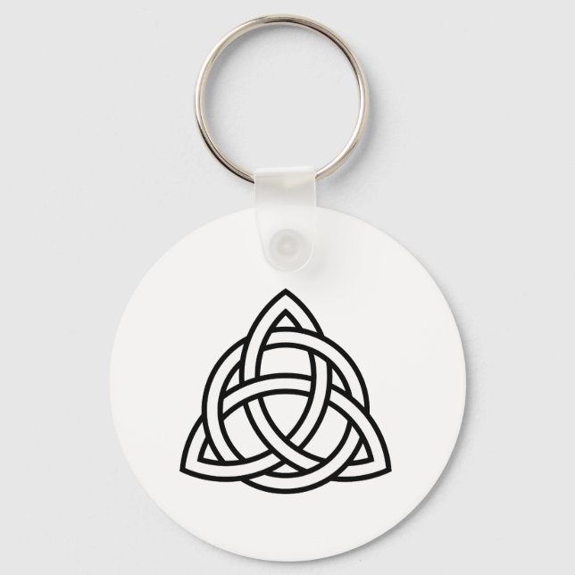 Celtic Trinity Knot Triquetra Wicca Schlüsselanhänger (Vorderseite)