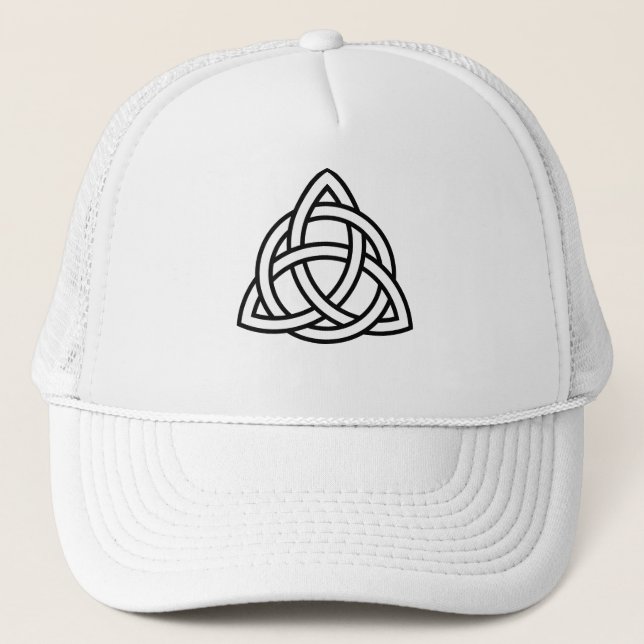 Celtic Trinity Knot Triquetra Wicca Truckerkappe (Vorderseite)