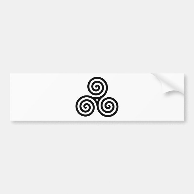 Celtic Triquetra Knoten II Autoaufkleber (Vorne)
