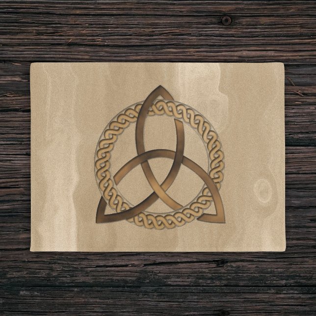 Celtic Triquetra Trinity Knot Fußmatte (Von Creator hochgeladen)