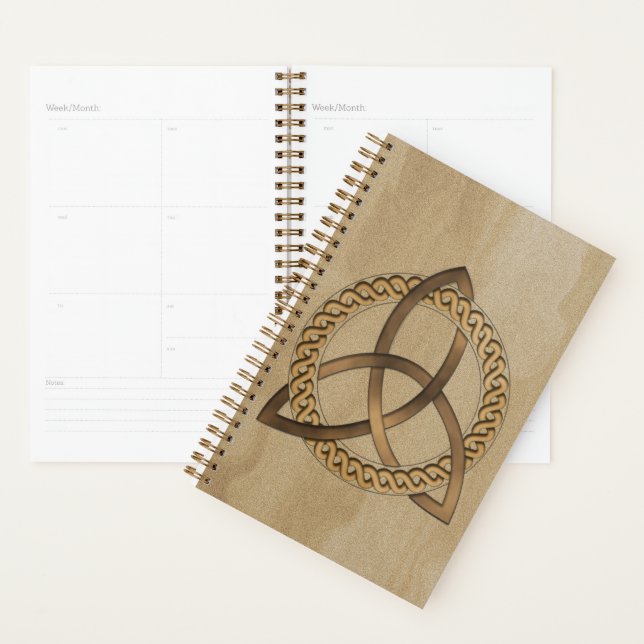Celtic Triquetra Trinity Knot Planner Planer (Anzeige)