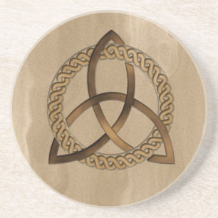 Celtic Triquetra Trinity Knot Sandstone Untersetze Untersetzer