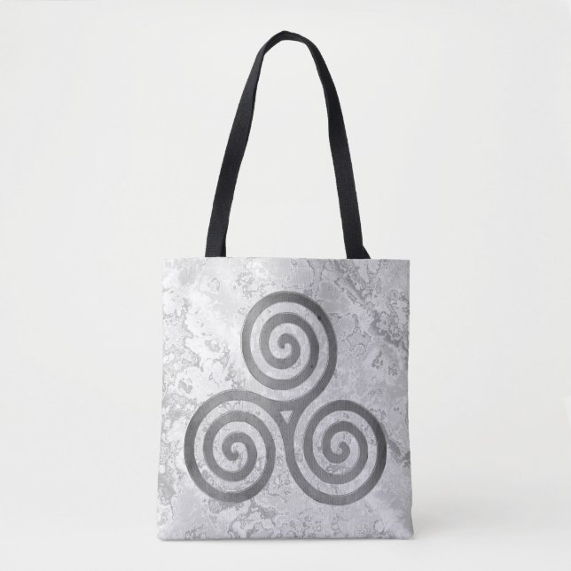 Celtic Triskele antikes Silber + Ihr Backen & Idee (Vorderseite)