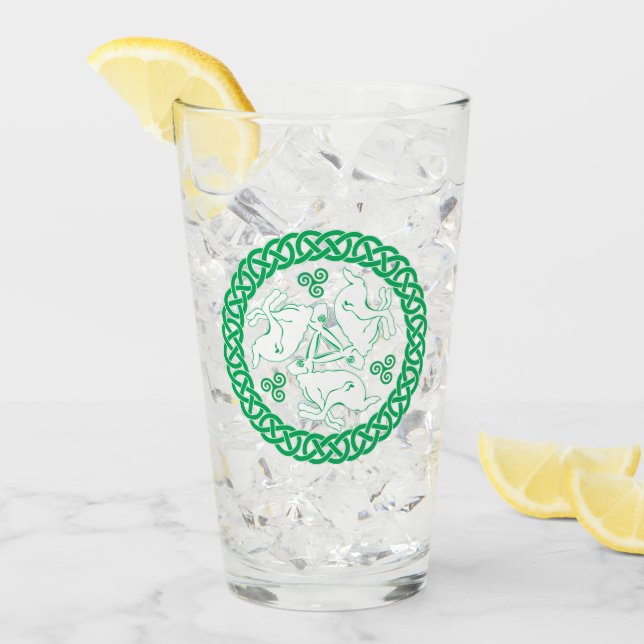 Celtic Triskele Hares Glas (Vorderseite Ice)