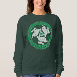 Celtic Triskele Hares Sweatshirt