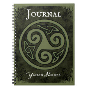Celtic Triskele oder Triskelion Notebook Journal Notizblock