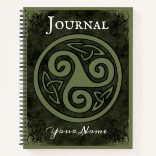 Celtic Triskele oder Triskelion Notebook Journal Notizbuch