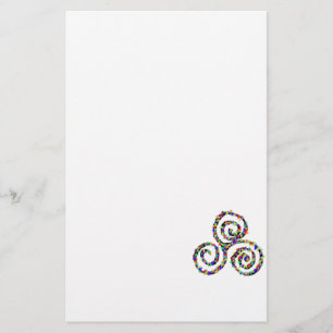 Celtic Triskelion Stärke Briefpapier