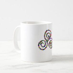 Celtic Triskelion Stärke Kaffeetasse