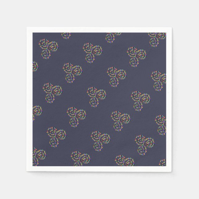 Celtic Triskelion Stärke Serviette (Vorderseite)