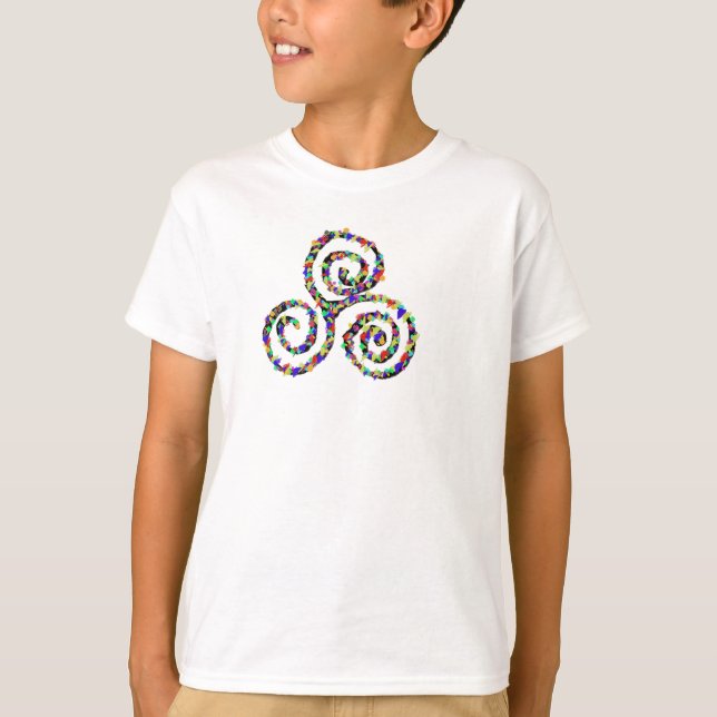 Celtic Triskelion Stärke T-Shirt (Vorderseite)