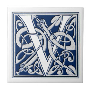 Celtic V Monogram Fliese