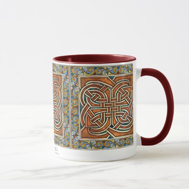 Celtic verschachteln Platten-Tasse Tasse (Rechts)
