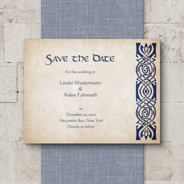 Celtic Viking Fantasy Wedding Save The Date (Von Creator hochgeladen)