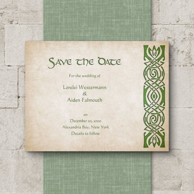 Celtic Viking Fantasy Wedding Save The Date (Von Creator hochgeladen)