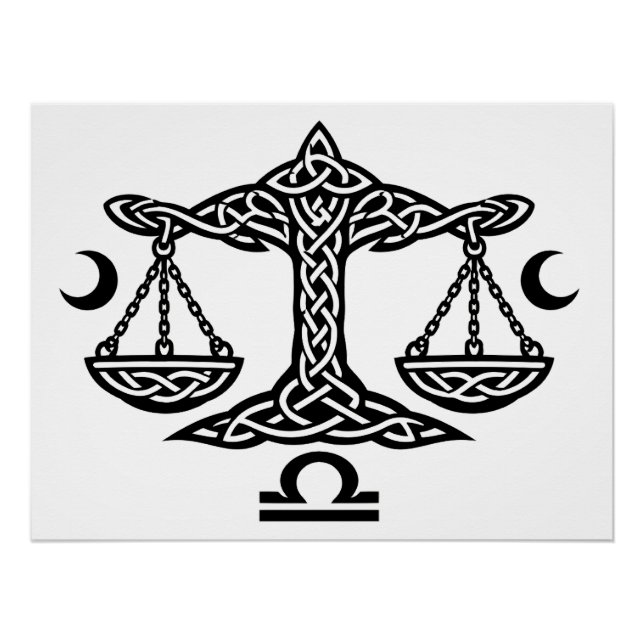 Celtic Waage durch BurnsInHell Poster (Vorderseite)