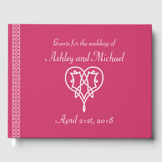 Celtic Weave Hearts in Raspberry Gästebuch