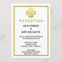 Celtic Wedding Imitate Gold Celtic Knot Cross
