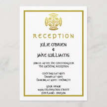Celtic Wedding Imitate Gold Celtic Knot Cross