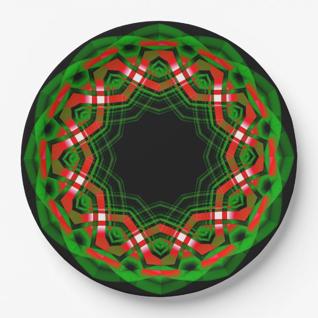 Celtic Weihnachten Festival Pappteller (Vorderseite)