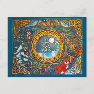 Celtic Winter Postcard Postkarte