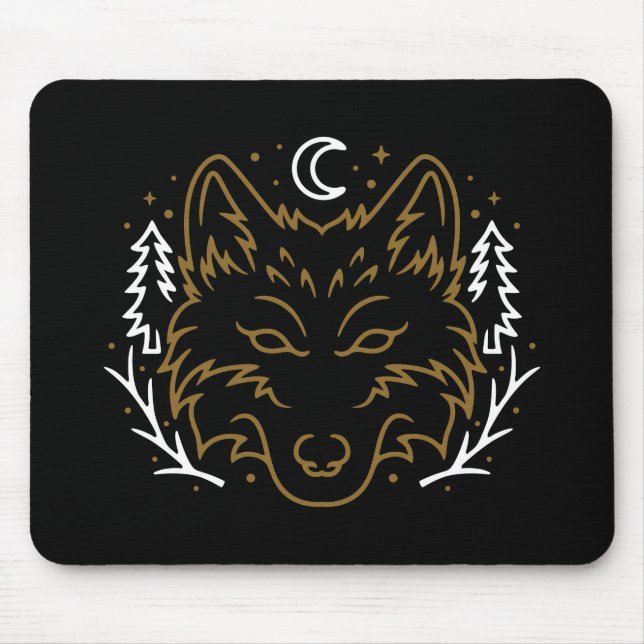 Celtic Wolf Mousepad (Vorne)