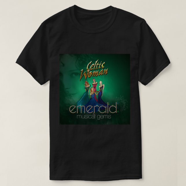 Celtic Woman smarald musical gems Sticker.png T-Shirt (Design vorne)