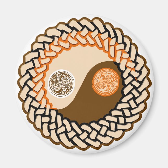 Celtic Yin Yang Magnet (Vorne)