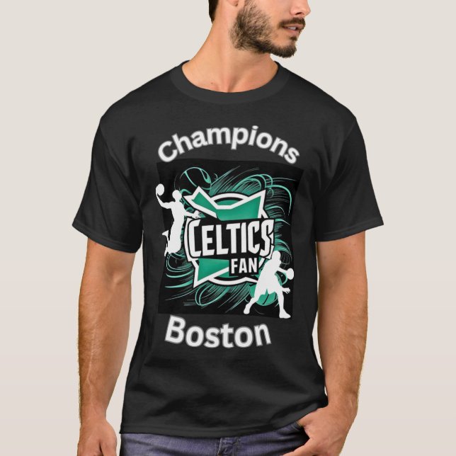 Celtics Basketball Tri-Mischung T-Shirt (Vorderseite)