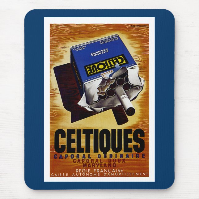 Celtiques Cigarettes Mousepad (Vorne)