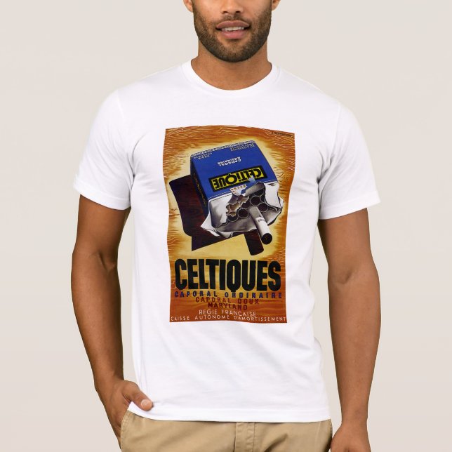 Celtiques Zigaretten T-Shirt (Vorderseite)