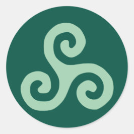 Celtismus 1 runder aufkleber