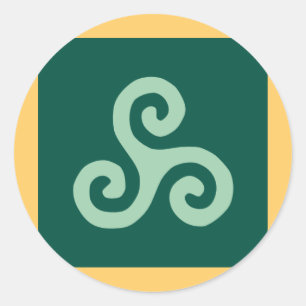 Celtismus 1 runder aufkleber