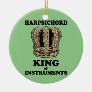 Cembalo King of Instruments Keramik Ornament
